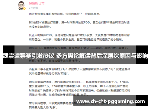 魏震遭禁赛引发热议 多方舆论解读背后深层次原因与影响 魏震遭禁赛引发热议 多方舆论解读背后深层次原因与影响